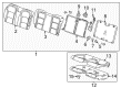 Chevy Camaro Seat Covers Diagram - 84679913