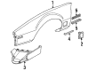 Pontiac Firebird Fender Diagram - 10020749