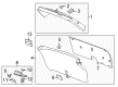 Cadillac XT5 Body Mount Hole Plug Diagram - 84715319