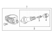 Cadillac OPTIQ TPMS Sensor Diagram - 13538759