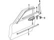 Oldsmobile Intrigue Door Moldings Diagram - 10311255