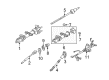 Hummer Steering Column Diagram - 19181098
