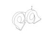 Cadillac STS Horn Diagram - 25856296