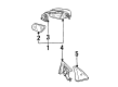 Chevy Camaro Mirror Actuator Diagram - 10198246