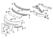 Saturn Bumper Cover Diagram - 15839814
