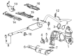 GMC Sierra 1500 Tail Pipe Diagram - 87829081