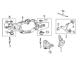 Chevy Equinox Crossmember Bushing Diagram - 25923355