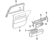 Cadillac DeVille Armrest Diagram - 20507648