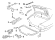 Chevy Impala Liftgate Lift Support Diagram - 10315945