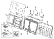 GMC Sierra EV Seat Covers Diagram - 85030070