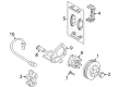 Saturn Brake Dust Shields Diagram - 25999906
