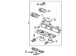 Chevy Corvette Hazard Warning Switch Diagram - 23392579