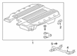 Cadillac CT6 Engine Cover Diagram - 12697998