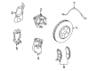Cadillac SRX Brake Pads Diagram - 18047988