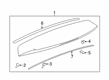 GMC Acadia Spoiler Diagram - 25903868