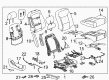 Chevy Silverado 1500 LD Seat Covers Diagram - 84549901
