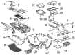 Buick Enclave Cup Holder Diagram - 26415179