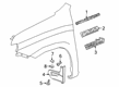 Chevy Silverado 1500 Mud Flaps Diagram - 84109903