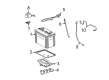 Pontiac Vibe Battery Cable Diagram - 88972131