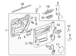 Cadillac Escalade EXT Interior Door Handle Diagram - 22861090