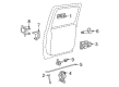 Chevy Avalanche 2500 Exterior Door Handle Diagram - 19245503