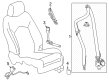 Chevy Silverado EV Seat Belt Diagram - 85642052