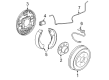 Chevy Silverado 2500 HD Brake Dust Shields Diagram - 20845123