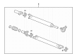 Chevy Silverado 3500 HD Drive Shaft Diagram - 84669681