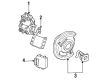 Chevy K2500 Suburban ABS Sensor Diagram - 24225896