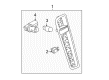 Chevy SS Side Marker Light Diagram - 92273261