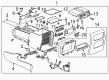 GMC Yukon XL Center Console Base Diagram - 23468029