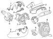 Buick Enclave Steering Column Cover Diagram - 26424532