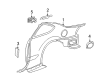 Oldsmobile Fuel Door Diagram - 22731269