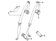Chevy Equinox EV Seat Belt Diagram - 85040135