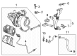 Chevy Silverado 1500 LTD Exhaust Gas Temperature Sensor Diagram - 55510096