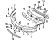 Cadillac Catera Bumper Cover Diagram - 90492525