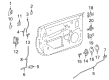 Chevy SSR Exterior Door Handle Diagram - 21993286