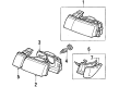 Chevy Spectrum Fog Light Diagram - 94401206