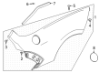 Chevy Corvette Fuel Door Diagram - 84856358