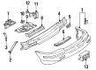 Oldsmobile Silhouette Bumper Cover Diagram - 10240346