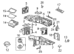Chevy Suburban 1500 Evaporator Diagram - 89018270