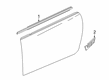 Cadillac ATS Door Moldings Diagram - 23283512