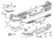 Chevy Silverado 2500 HD Bumper Diagram - 85049666
