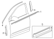 Cadillac OPTIQ Door Moldings Diagram - 85685753