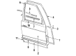 Oldsmobile Cutlass Supreme Weather Strip Diagram - 10271744