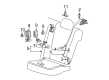 Cadillac XTS Seat Belt Diagram - 19260404