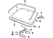 Cadillac STS Car Mirror Diagram - 15850531