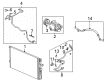 Pontiac A/C Condenser Diagram - 20841583
