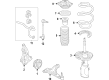 Buick Regal TourX Shock Absorber Diagram - 84337964