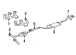 Chevy K1500 Suburban Exhaust Pipe Diagram - 15671890